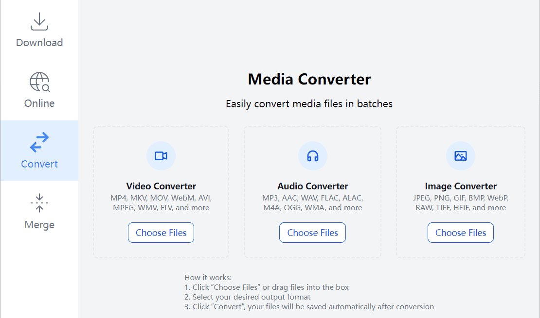 Free and efficient format converter