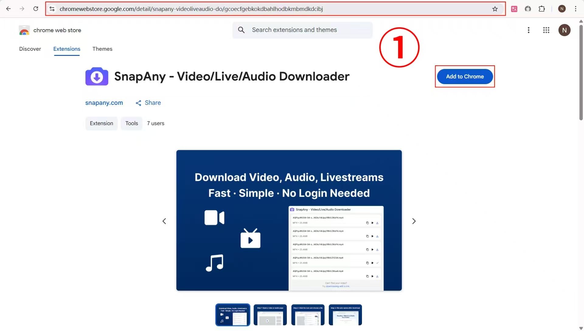 Step one to install the plugin