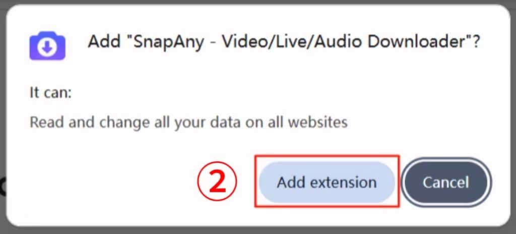 Step two to install the plugin